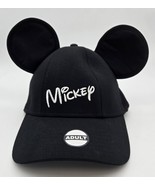 Disney Mickey Mouse Black Adjustable Snapback Baseball Cap Hat with Ears... - $18.70 CAD