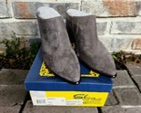 Sbicca Womens SLIP-ON Gray Backless Stacked Heel Boots Style Morrow  - £31.71 GBP