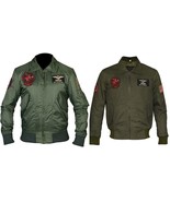 Top Gun Maverick Tom Cruise Flight Bomber Jacket Jet Pilot Cotton Jacket... - €105,91 EUR