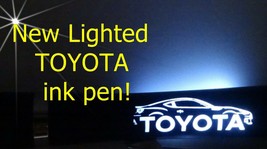 Lighted Toyota car ink pen - £9.03 GBP