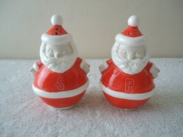Vintage Santa Claus Decorative Salt &amp; Pepper Shaker Set &quot; BEAUTIFUL SET &quot; - £11.00 GBP