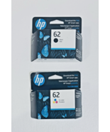HP 62 1 Black 1 Tri-color Original Ink Cartridges, Exp Jun 2025, Feb 2026 - €35,85 EUR
