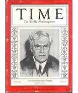 MAGAZINE TIME  Benjamin N. Cardozo NOVEMBER 26 1934 - $24.74