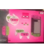 Advanctech 6 In 1 Set For Nintendo Switch Accessories (PINK &amp; GREEN) - $40.44 CAD