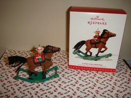 Hallmark 2015 A Pony For Christmas Limited Edition Ornament - $16.99