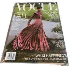 Oct 2017 Vogue Magazine Rooney Mara James Corden Hillary Clinton Joan Di... - £15.18 GBP