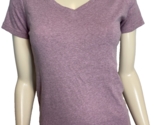 Eddie Bauer Women's V-Neck T-Shirt Medium Lavender - $14.24