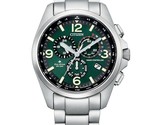 Citizen Men&#39;s Promaster Land Eco-Drive Green Dial Silvertone Stainless S... - £459.58 GBP
