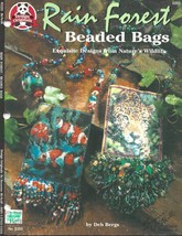 Rain Forest Beaded Bags-Nature&#39;s Wildlife Booklet-Deb Bergs-2003 - $9.50