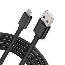 10FT DIGITMON Black Micro Speaker Replacement Premium USB Cable for Zook... - £8.79 GBP