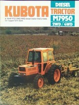1983 Kubota M7950 Tractor Brochure - Full Color - $10.00