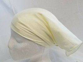 Sikh Hindu Kaur Singh CREAM PLAIN bandana Head Wrap Gear Wedding Marriage Rumal - £4.60 GBP