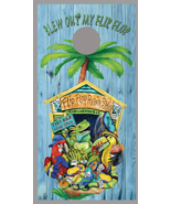 Blew Out my Flip Flop Wood Margaritaville Cornhole Decal Wrap - $29.99+