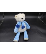 Scentsy Buddy Pooki The Polar Bear Plush White Blue Scarf Winter LUNA - $9.90