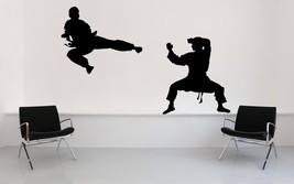 Karate Figures - Vinyl Wall Art Decals - £33.46 GBP