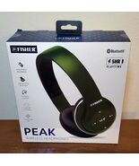 Fisher Peak Wireless Headphones Bluetooth Over The Ear Headphones (Green) - $25.00