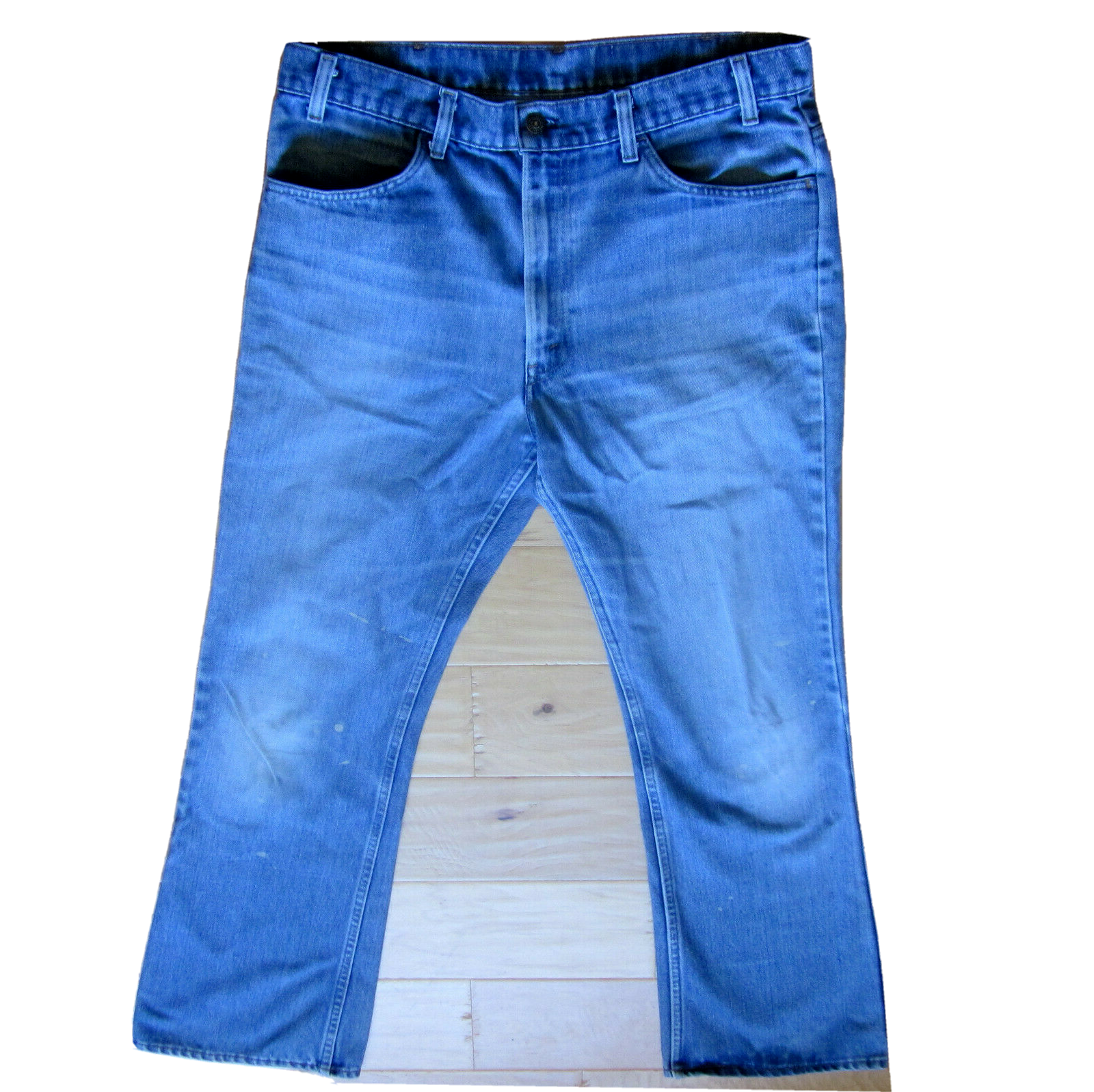Primary image for LEVI'S RARE VINTAGE 646 FLARE LEG MEN'S W36 L32 ORANGE TAB INDIGO BLUE JEANS