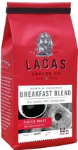 Lacas Coffee Company Breakfast Blend (Town &amp; Country) Medium Fine 12 oz. - £12.91 GBP