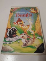 Walt Disney&#39;s Classic Bambi Black Diamond VHS Tape - £3.86 GBP