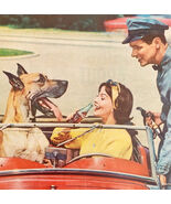 1960 Coke Coca Cola Soda Advertisement Beverage Pop Vintage Great Dane D... - $550.13 MXN