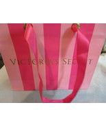 Victoria&#39;s Secret Shopping Bag Gift Bag Pink Stripes Resuable Used One Time - £7.81 GBP