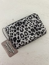 Aluminum Metal Black and White Leopard Theme Credit Card Business Wallet RFID - £7.79 GBP