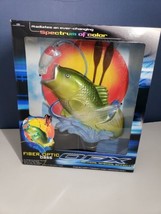 Vintage 2001 Y2K Fiber Optic 10”x 9” Bass Fish Trendmasters Light Stand Ofx New - £35.05 GBP