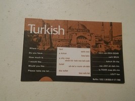 001 Vintage Englishto Turkish Translator Slide Card - £10.38 GBP