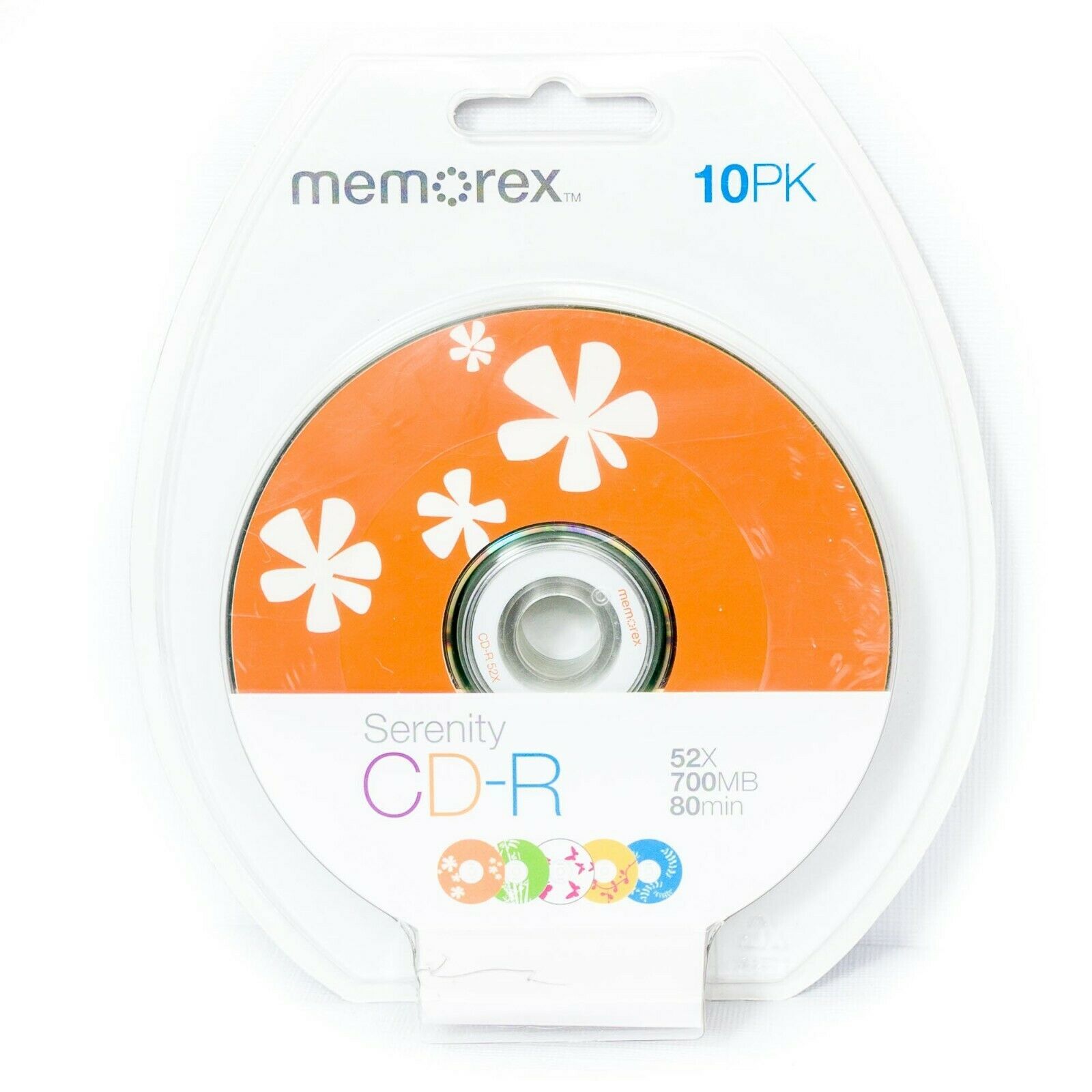 Memorex CD Recordable Media, CD-R, 16x, 210 MB, 10 Pack Spindle