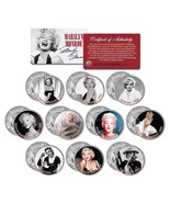 MARILYN MONROE * MOVIES * Colorized JFK Half Dollar U.S. 10-Coin Set *LI... - €48,01 EUR
