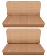 Fits 1964 Chevy  II 100 Nova 4 door sedan  Front and Rear bench seat cov... - $159.99