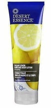 Desert Essence Italian Lemon Hand &amp; Body Lotion - 8 Fl Ounce - Energizing - S... - £10.68 GBP