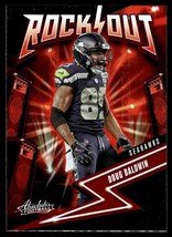 2023 Panini Absolute Football Doug Baldwin Seattle Seahawks #10 RockOut Insert - £1.41 GBP