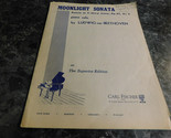Moonlight Sonata in C Sharp Minor Op 27 No 2 - $2.99