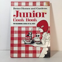 Better Homes and Gardens JUNIOR COOKBOOK 1976 Hardcover Clean Vintage - £8.47 GBP