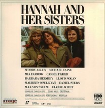Hannah And Her Sisters  Mia Farrow  Laserdisc Rare - £7.80 GBP