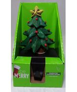 BE JOLLY RESIN CHRISTMAS TREE CHRISTMAS STOCKING HANGER - $524.97 MXN