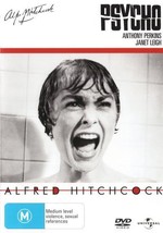 Psycho DVD | Alfred Hitchcock&#39;s | Anthony Perkins, Vera Miles | Region 4 &amp; 2 - £7.43 GBP