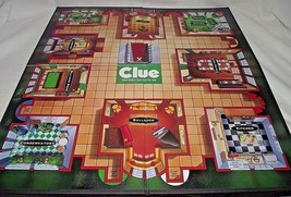 Clue Classic Detective Game Replacement Playing Board Wall Decor Parker Bro 1998 - £13.29 GBP
