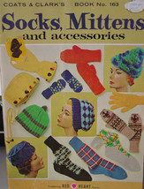Vintage Pattern Booklet 163 Socks, Mittens, Hats - $6.99