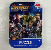 Marvel Avengers: Infinity War 48 PC Puzzle by Cardinal - 5&quot;X7&quot; - Factory Sealed. - $4.50