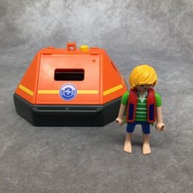 Playmobil Life Raft &amp; Male Figure - £9.23 GBP