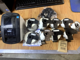 Brother QL-700 Label Printer /w 10 rolls of Assorted Labels Bundle - Ope... - $98.95