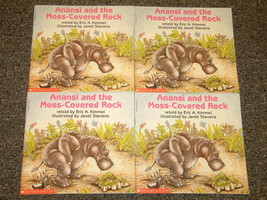 4 copies of Anansi and the Moss-Covered Rock Eric A. Kimmel - $4.00
