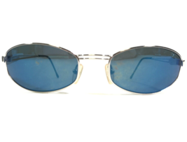 Benetton Formula Sunglasses B.F. 1 006-300 Silver Rectangular Frames w Blue Lens - £66.68 GBP