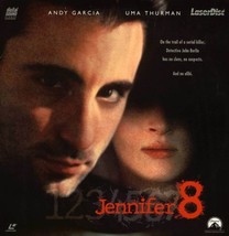 Jennifer 8 Uma Thurman Andy Garcia P&amp;S Laserdisc Rare - £7.82 GBP
