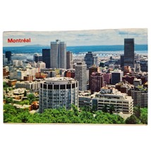 Postcard Montreal Quebec Canada From Mt Royal Look Out Chrome Unposted - $6.98