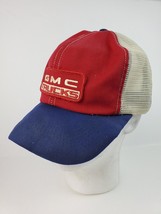 Vintage K-Products GMC trucks trucker hat red white blue Needs Bill Insert - $23.75