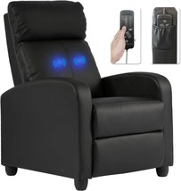Winback Single Sofa Home Theater Seating Modern Reclining Chair Easy Lounge With - £129.20 GBP