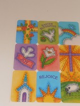 Sheet of Easter Stickers Cross Steeple Joy - $3.00
